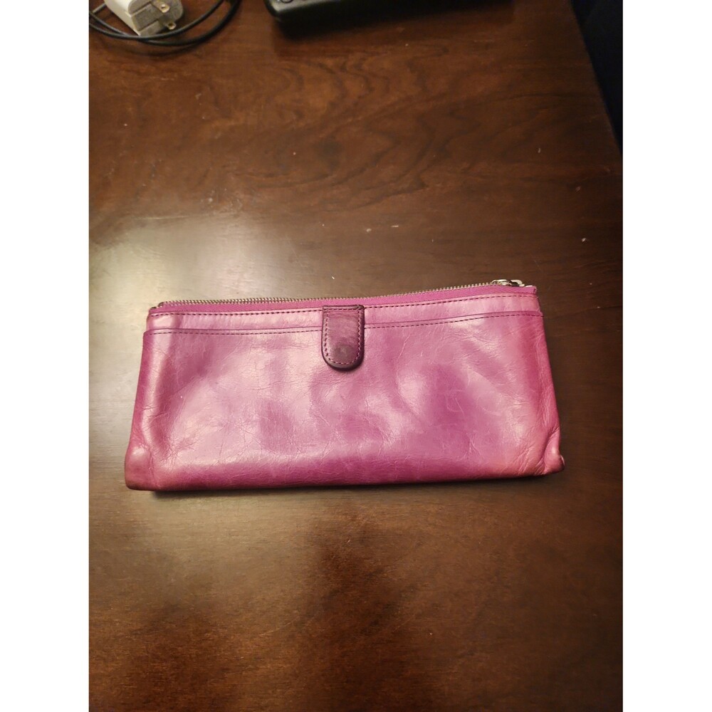 Hobo Berry Purple Long Wallet w/ Multiple Compartments